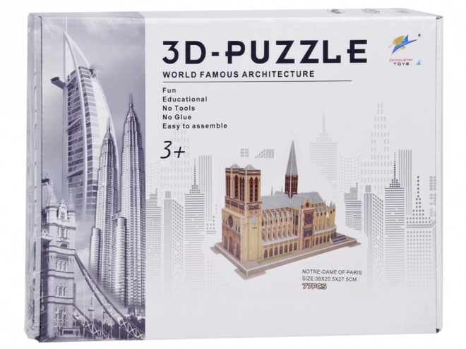 Puzzle 3D Catedrala Notre-Dame Paris