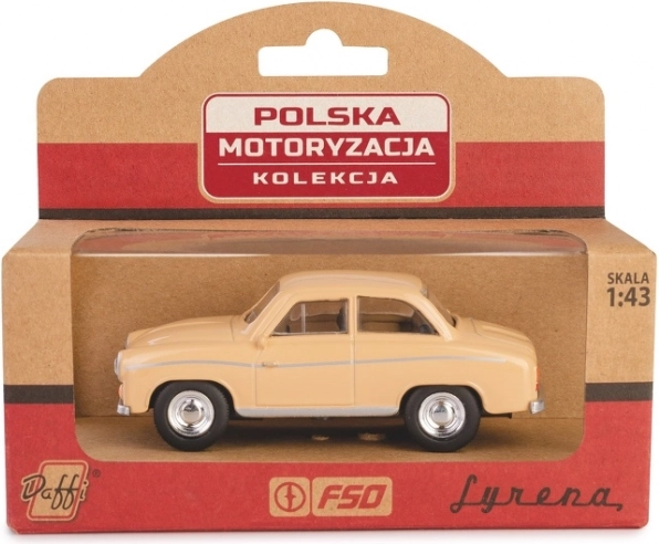 model auto syrena 104 la scara 1:43 – bej