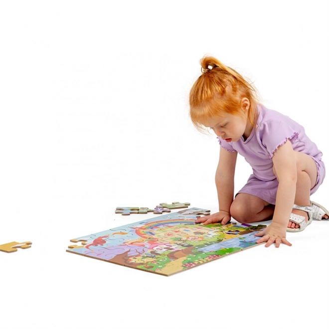 Puzzle fantezie copii Bigjigs Toys