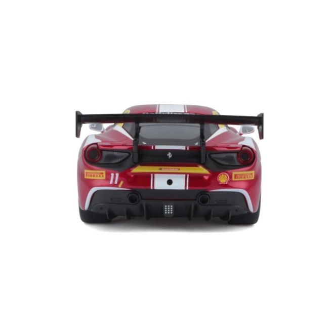 Model auto Ferrari 488 Challenge 2017 de la Bburago la scară 1:24