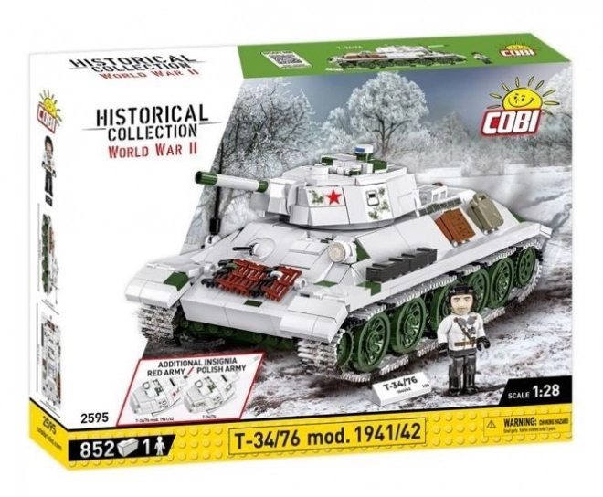 Set de construcție tanc T34-76 model 1941-42, 852 piese