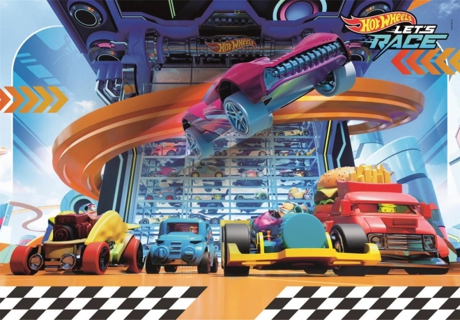 Puzzle Hot Wheels Clementoni 104 piese