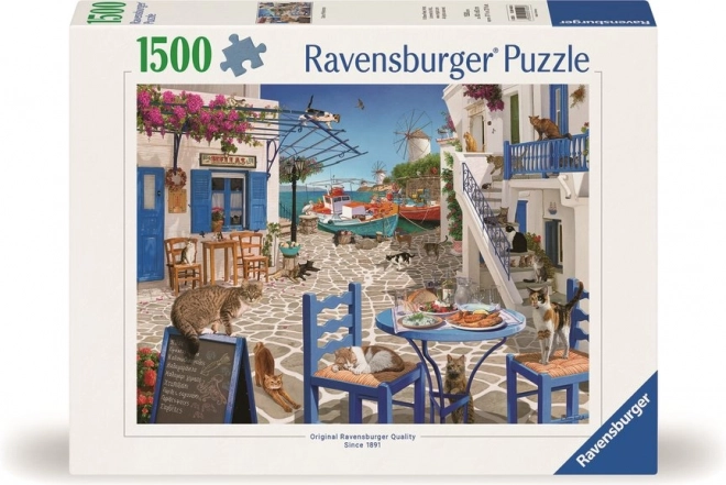 Puzzle Pisici din Mykonos 1500 piese