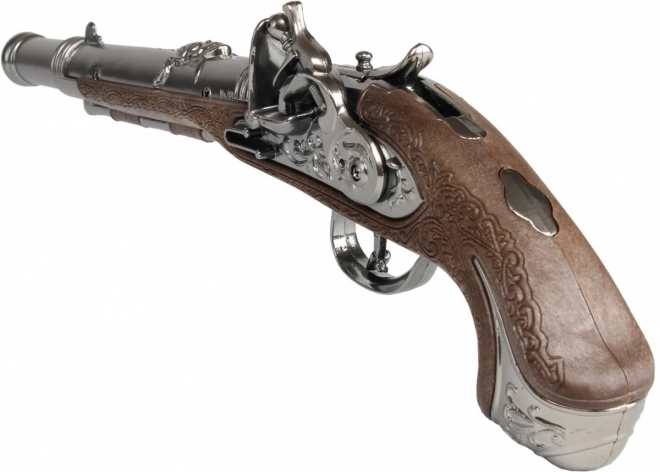 Pistol pirat metalic