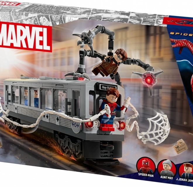 Spider-Man vs Doc Ock - scenă în metrou LEGO Super Heroes