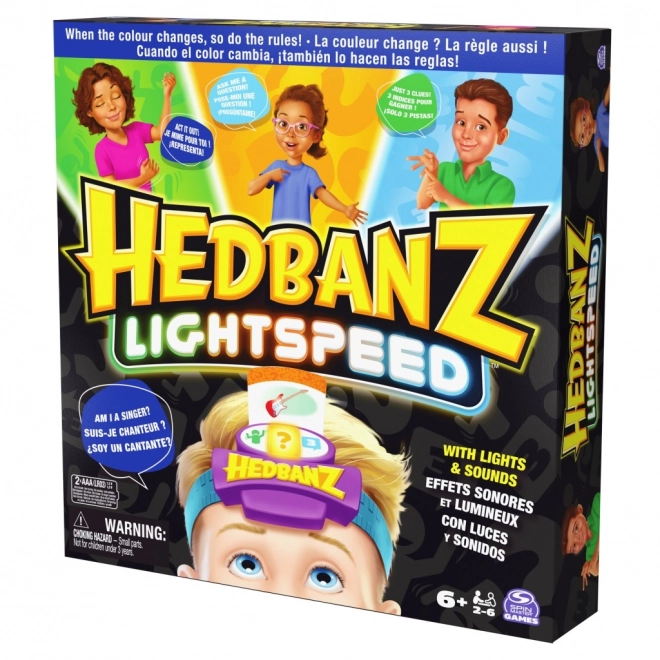 Jocul de familie Hedbanz Lightspeed