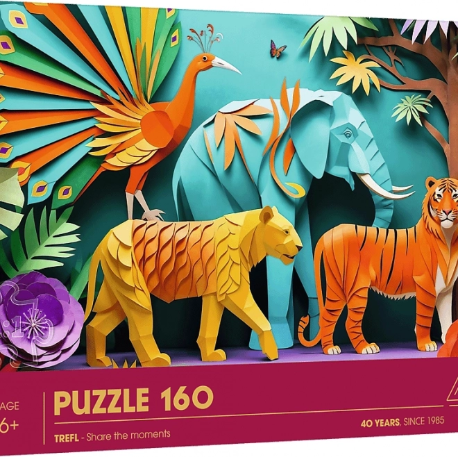 Trefl Puzzle Paper Art: Jungla 160 piese