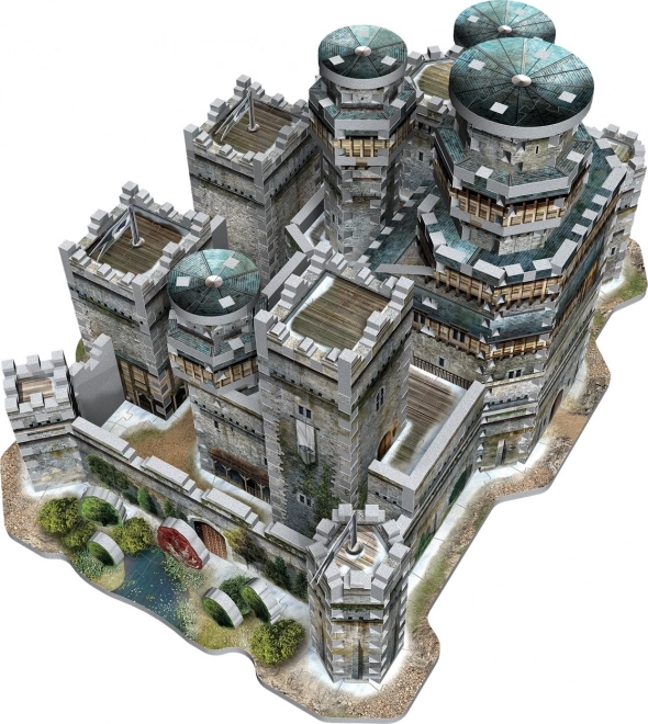 Puzzle 3D WREBBIT Jocul Tronurilor: Winterfell 910 piese