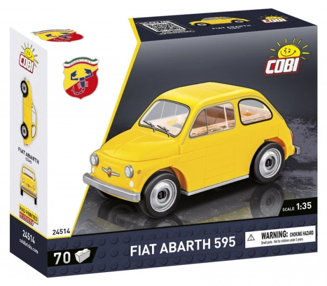 Fiat Abarth 595 din blocuri COBI