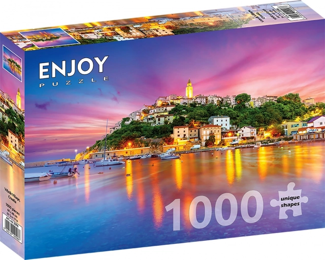 Puzzle Vrbnik, Croația 1000 piese