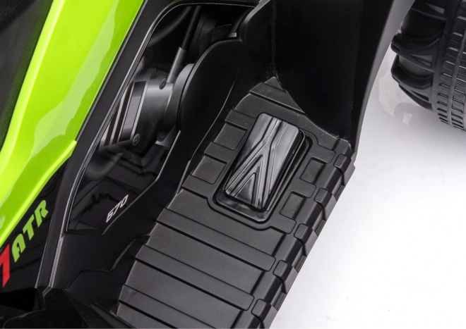 Quad cu baterie verde
