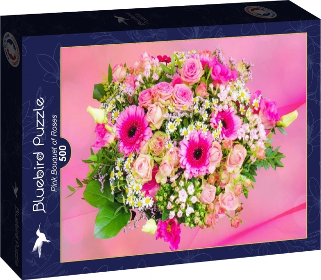 Puzzle cu buchet de trandafiri de 500 de piese