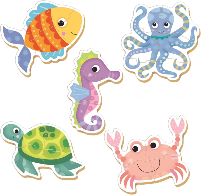 Puzzle pentru copii Educa Animale Marine