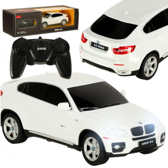 Mașină cu telecomandă BMW X6 1:24 albă