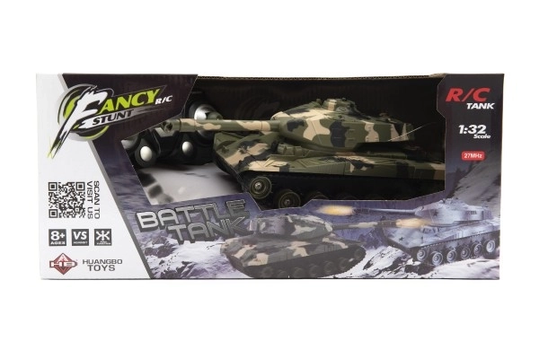 Tank RC din plastic cu sunete și lumină