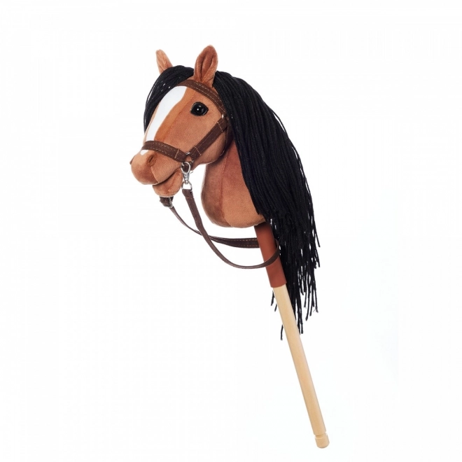 Cal pe băț Hoppihorse maro