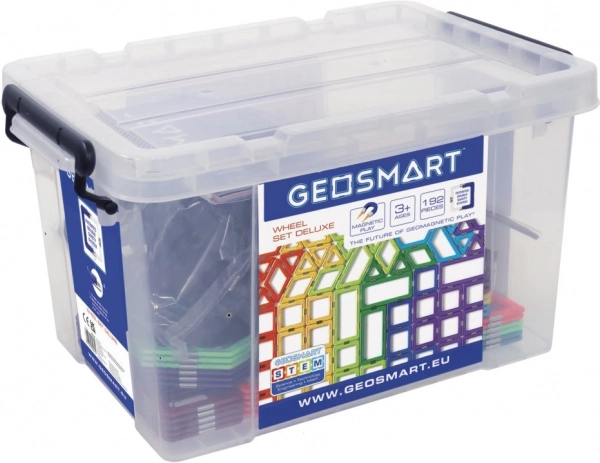 Set magnetic Deluxe cu roți GeoSmart