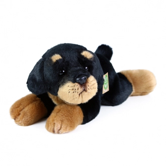 Câine de pluș Rottweiler eco-friendly 30 cm