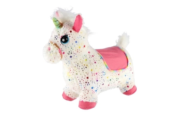 Hopa Hopa Unicorn Pluș Alb cu Steluțe
