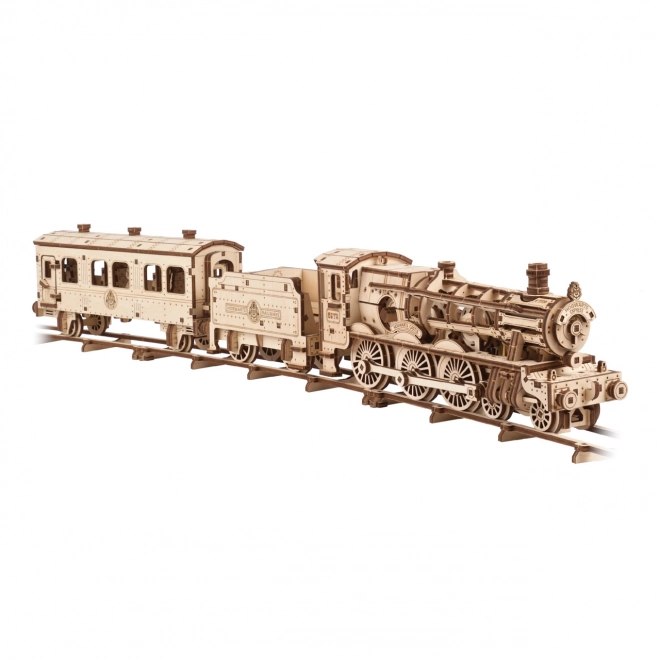 Puzzle mecanic 3D din lemn Hogwart Express Ugears Harry Potter