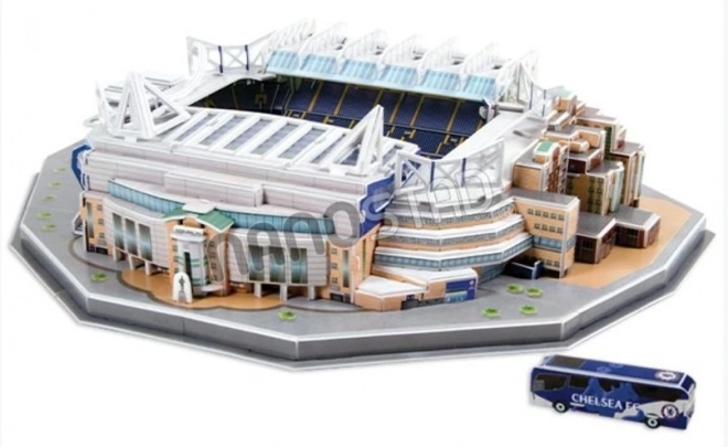 Puzzle 3D stadion Stamford Bridge FC Chelsea