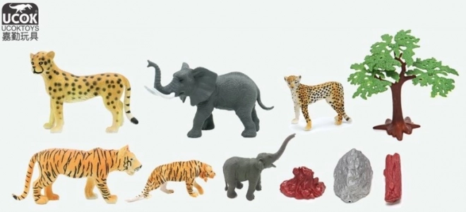 Set figurine animale sălbatice