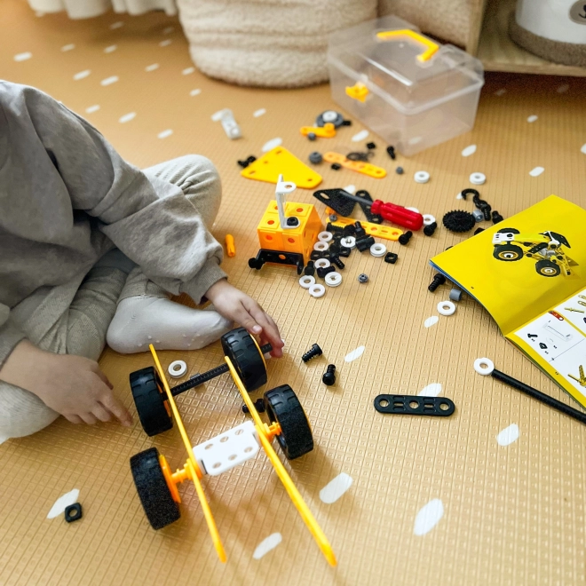 Set construcție vehicule 8 în 1 WOOPIE