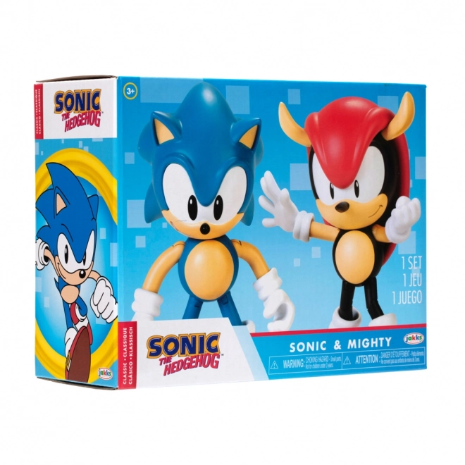 Figurine Sonic classic și mighty set de 2