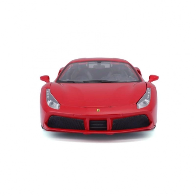 Model de mașină Ferrari 488 GTB roșu la scara 1:18