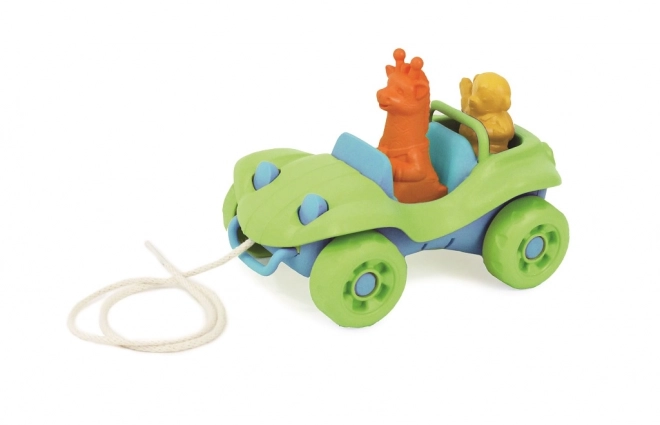 Mașină de tras verde Green Toys