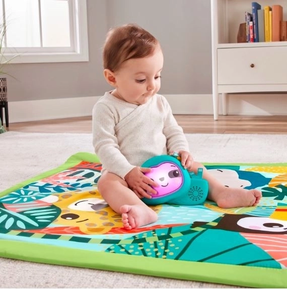 fisher-price saltea de joacă cu girafă 3 în 1