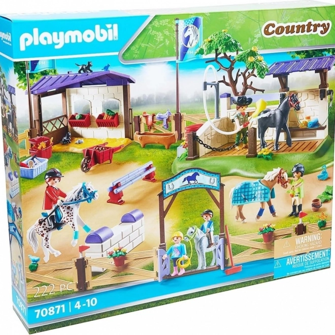 Set de figurine Country – turneu ecvestru cu spălător pentru cai