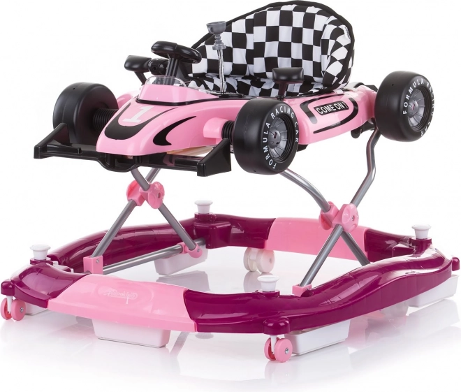 Choditor interactiv 4 în 1 Roz Chipolino Car Racer