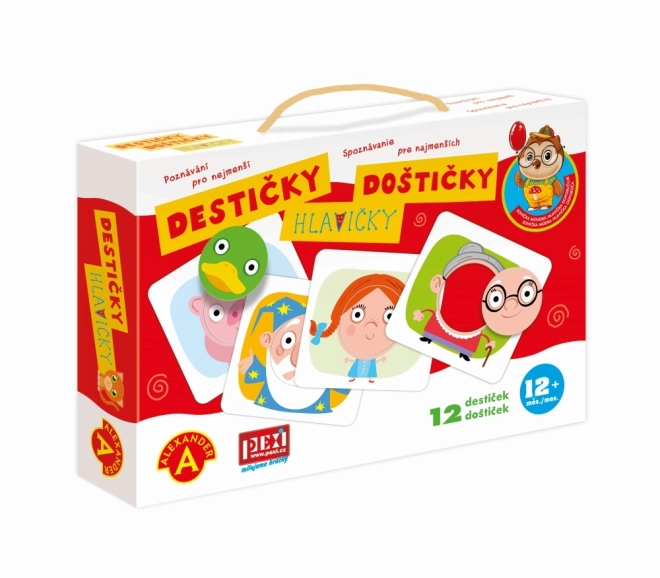 Joc educativ pentru copii mici - Plăcuțe cu fețe