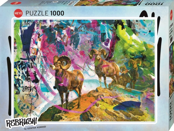 Puzzle amuzant Rebrush! 1000 piese