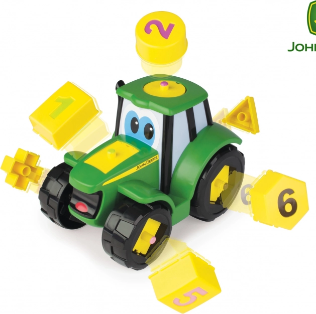 Tractorul Johnny cu numere