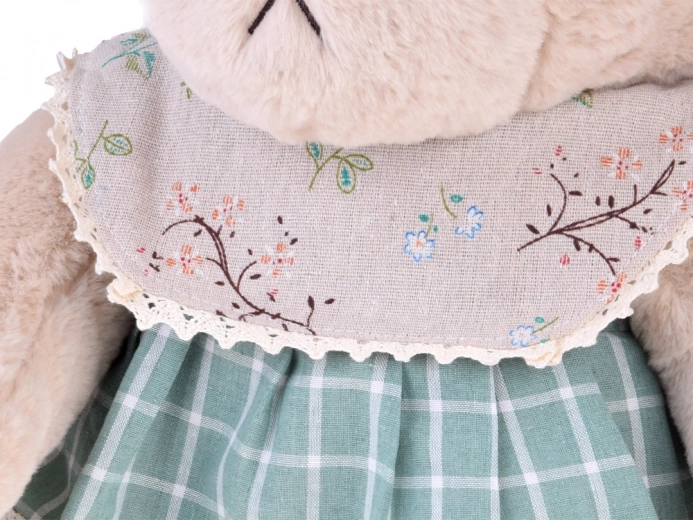 Rochie vintage cu dantelă și guler cu flori