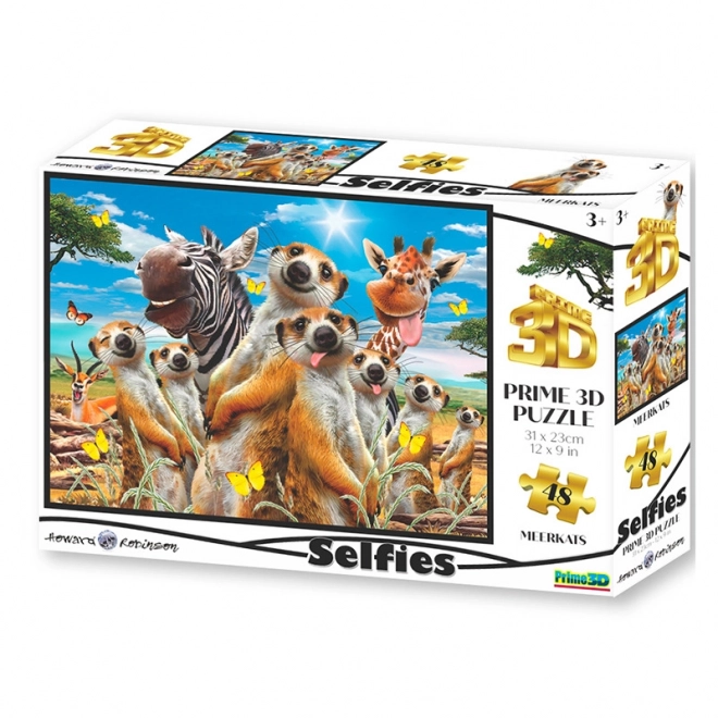 Puzzle Prime 3D Selfie Suricate