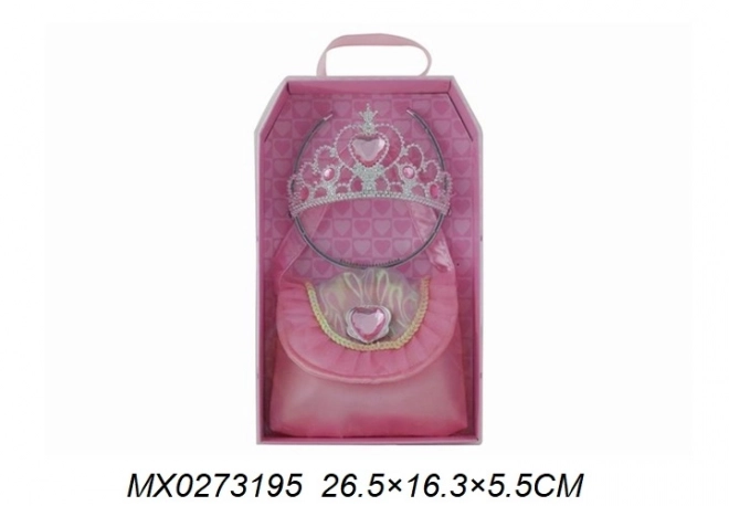 Set la modă pentru micuța prințesă – coroniță și poșetă