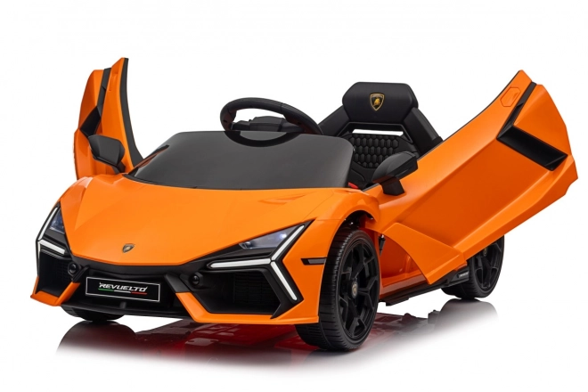Mașină electrică pentru copii Lamborghini Revuelto portocalie