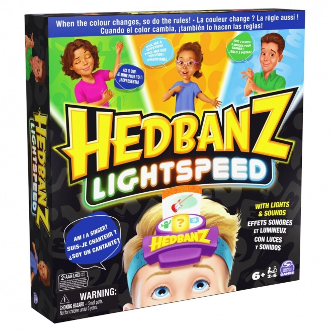 Jocul de familie Hedbanz Lightspeed