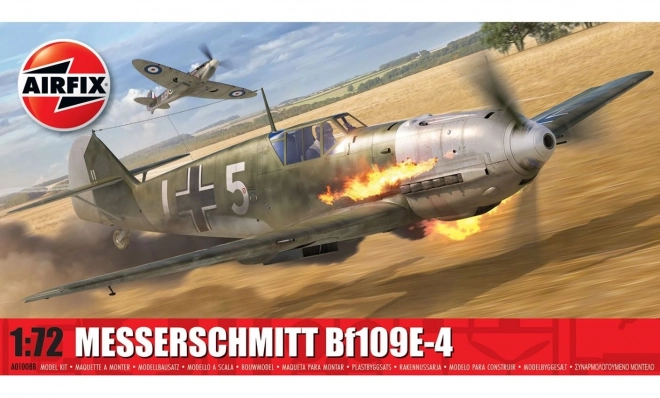 Model plastic Messerschmitt Bf109E-4 la scară 1/72