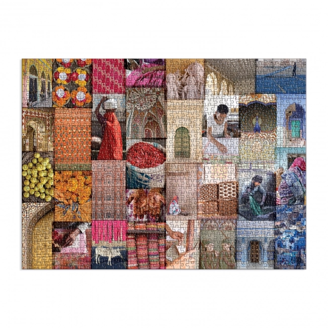 Puzzle Galison Vzory din Rajasthan - 1000 piese