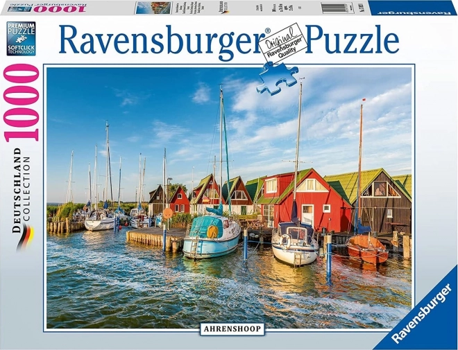 Puzzle RAVENSBURGER Port colorat din Germania 1000 piese