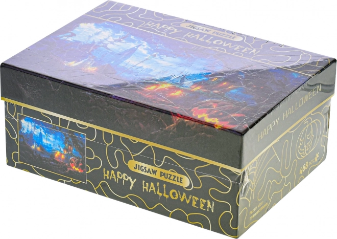 Puzzle Halloween fericit: Grădina dovlecilor 468 piese