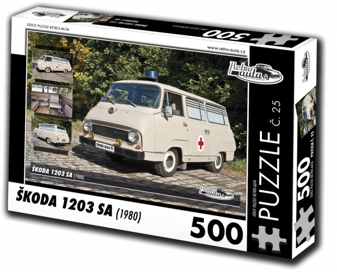 Puzzle Retro Auta Škoda 1203