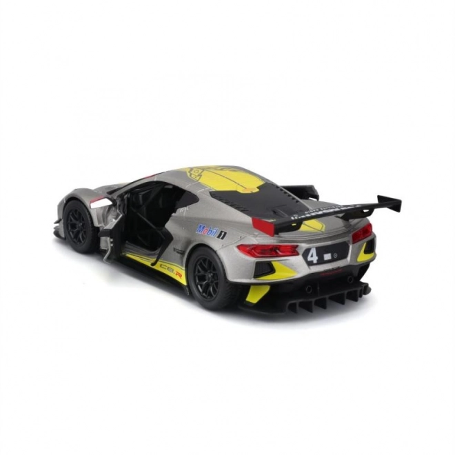 Model auto Chevrolet Corvette C8R Bburago 2020 galben