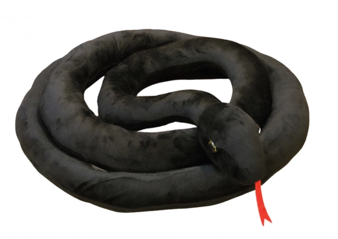 Jucărie de pluș șarpe negru 110 cm