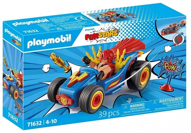 Set playmobil wrestling cu figurine și kart