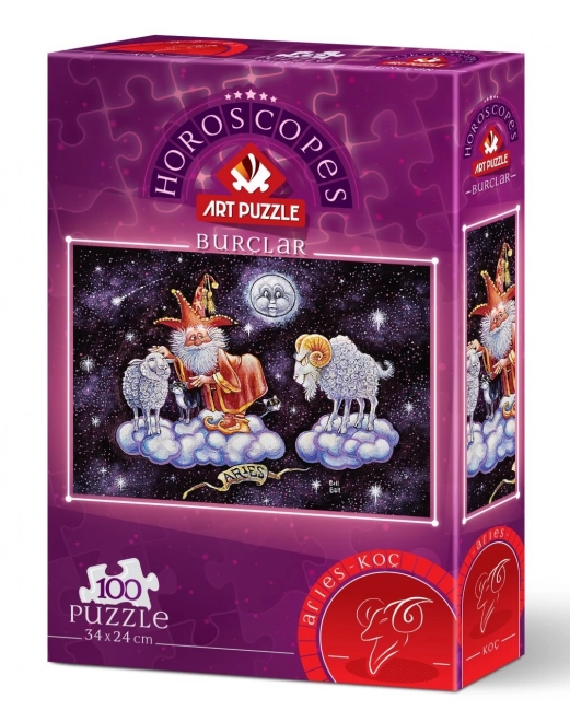 Puzzle semn zodiacal: Berbec 100 piese